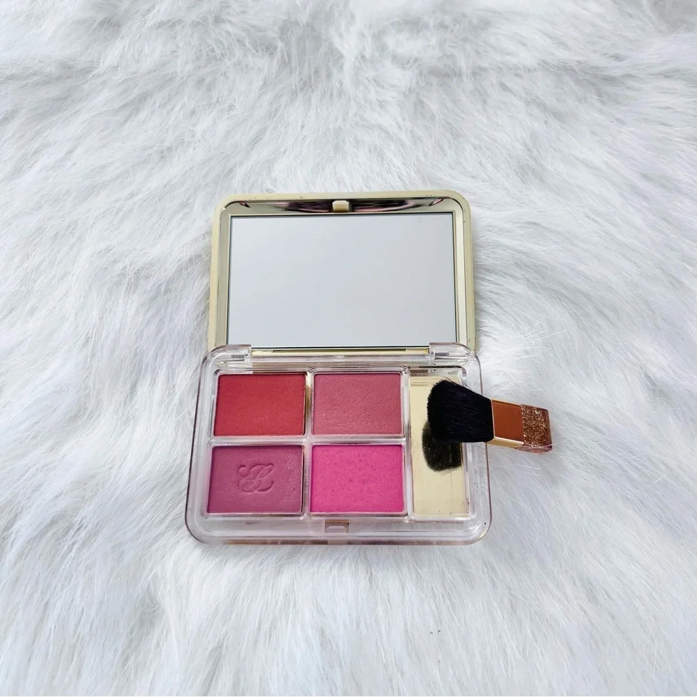 Rare Estee Lauder Deluxe Blush Compact-4 Discontinued Shades NEW